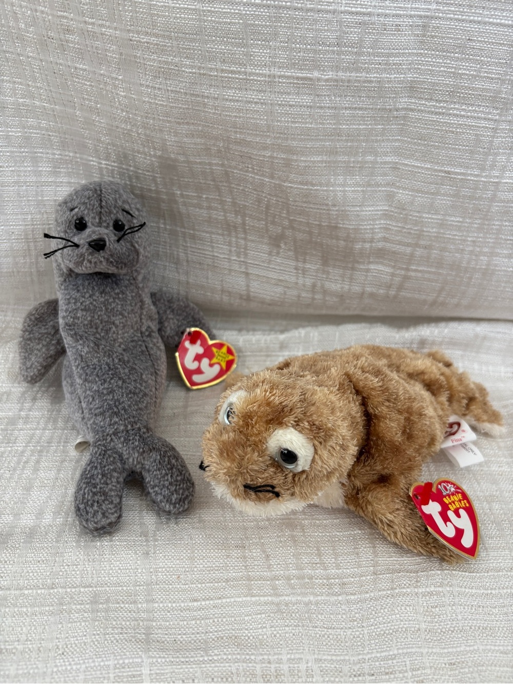 Ty Beanie Babies- Ocean theme set of two